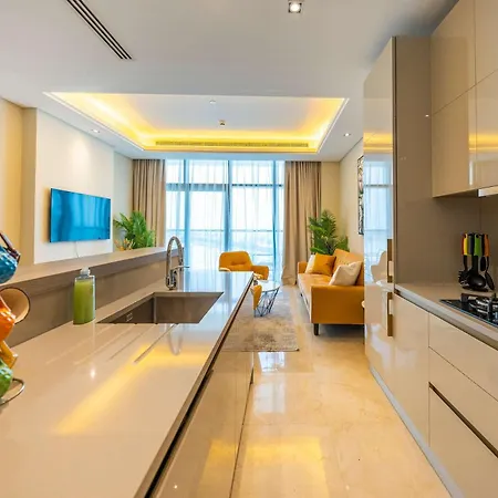 Spacious Beachfront 2 Bedroom Apartment - The 8 Dubai Exterior photo
